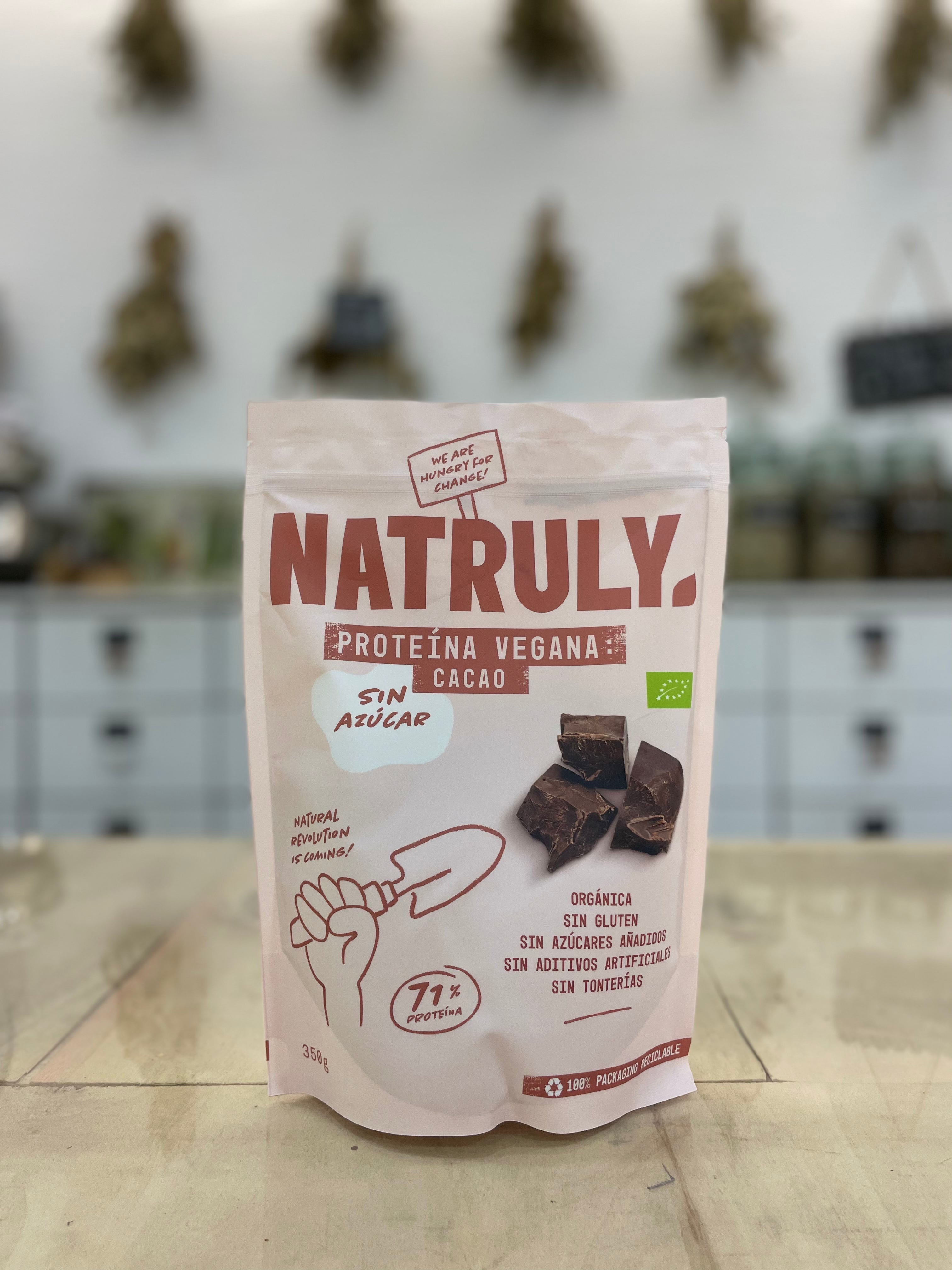 Proteína vegana sabor chocolate
