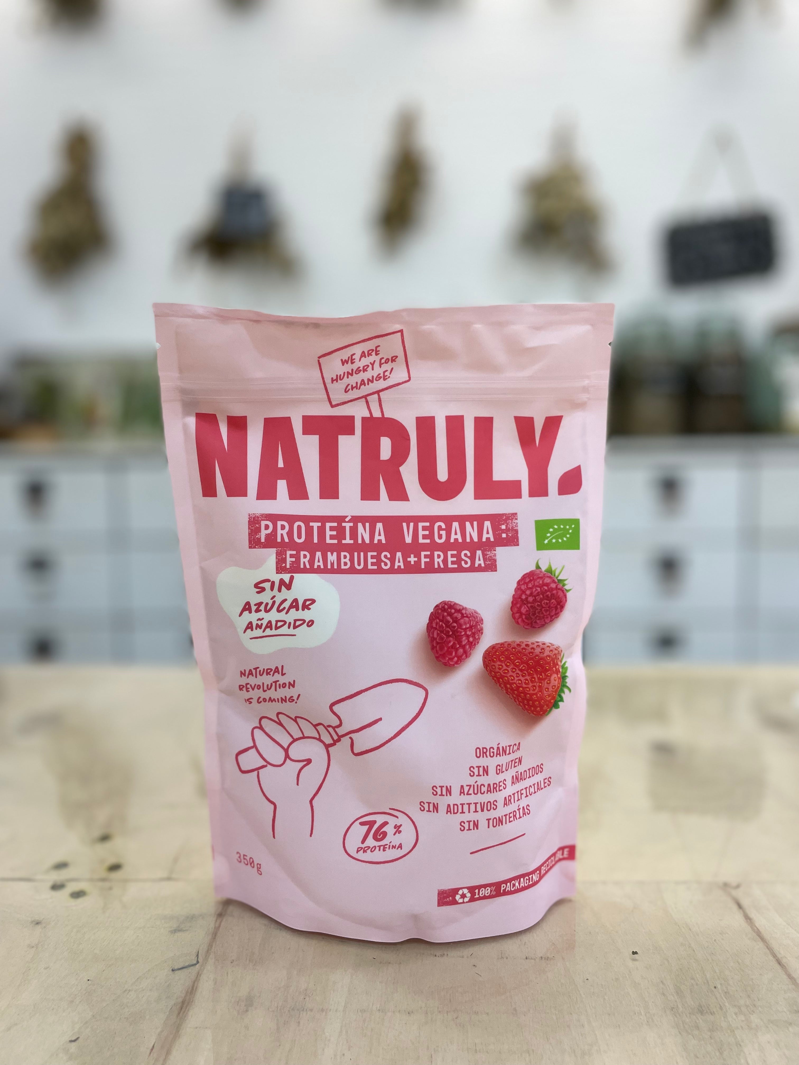 Proteína vegana sabor fresa